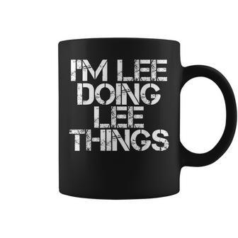 Im Lee Doing Lee Things Funny Christmas Gift Idea Coffee Mug - Seseable