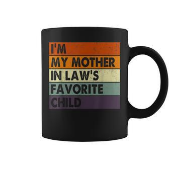 Im My Mother In Laws Favorite Child Family Mothers Day Gift Coffee Mug - Thegiftio UK