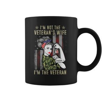Im Not The Veterans Wife Im The Veteran Proud Women Vets Coffee Mug | Mazezy