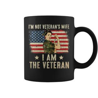 Im Not Veterans Wife Im Veteran Veterans Day Gift Gift For Womens Coffee Mug | Mazezy