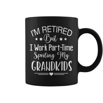Im Retired Spoiling My Grandkids Retired Grandpa Grandma Coffee Mug | Mazezy DE