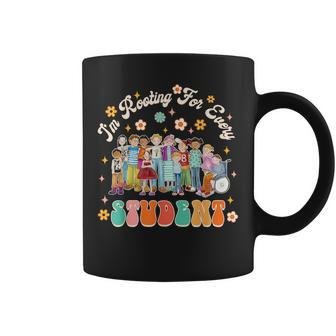 Im Rooting For Every Student Teacher Squad Teaching Groovy Coffee Mug - Thegiftio UK