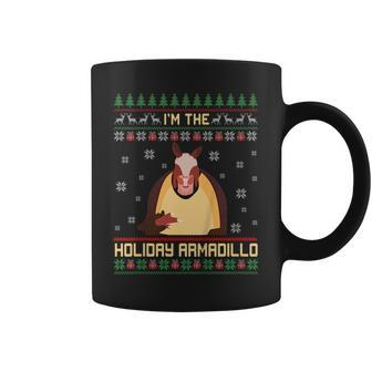 Im The Holiday Armadillo Funny Christmas Sweater Ugly X-Mas Coffee Mug | Mazezy CA