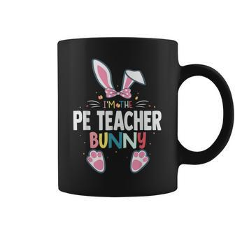 Im The Pe Teacher Bunny Easter Day Rabbit Family Matching Coffee Mug - Seseable