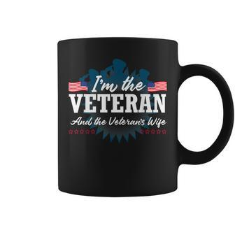 Im The Veteran And The Veterans Wife Veterans Day Coffee Mug - Seseable