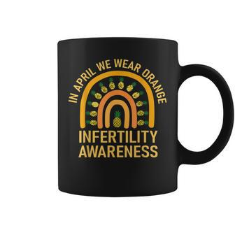 In April We Wear Orange Infertility Awareness Week Coffee Mug | Mazezy