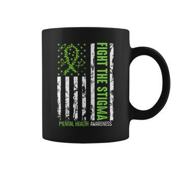 In May We Wear Green Mental Health Awareness Month Coffee Mug - Thegiftio UK