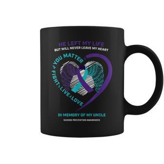 In Memory Of My Loving Uncle Suicide Prevention Awareness Coffee Mug | Mazezy