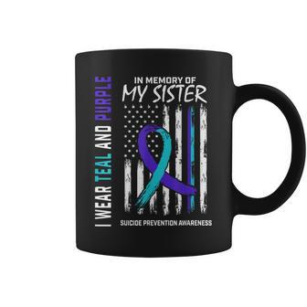 In Memory Of My Sister Suicide Awareness Prevention Flag Coffee Mug | Mazezy