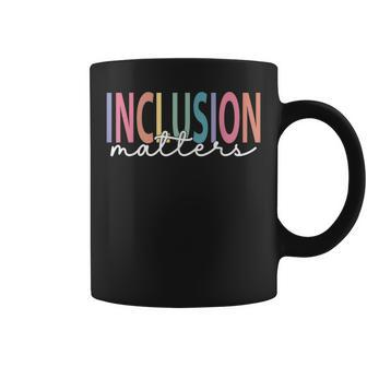 Inclusion Matters Special Education Teacher Women Equality Coffee Mug - Seseable