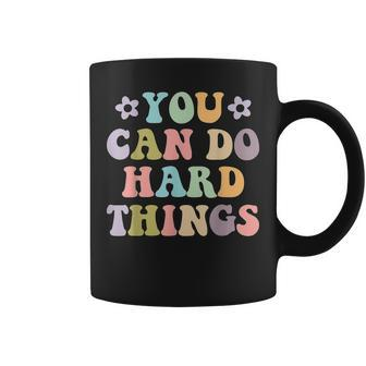 Inspirational Womens Graphics - You Can Do Hard Things Coffee Mug | Mazezy