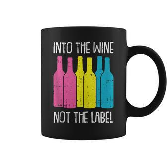 Into The Wine Not The Label Pan-Sexual Pride Drinking Lgbt-Q Coffee Mug | Mazezy