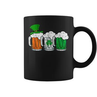 Irish Beer Ireland Flag St Patricks Day Shamrock Clover Coffee Mug - Seseable