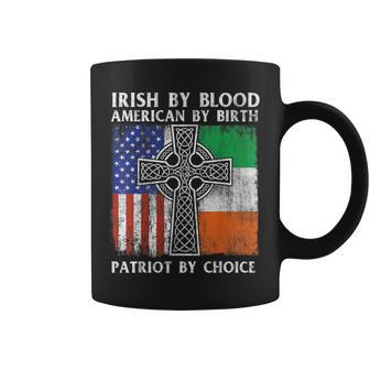 Irish By Blood American By Birth Patriot By Choice - Ireland Coffee Mug | Mazezy