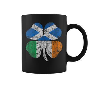 Irish Scottish Flag Ireland Scotland St Patricks Day V2 Coffee Mug - Seseable