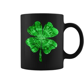 Irish Shamrock Tie Dye Happy St Patricks Day Go Lucky Gifts Coffee Mug - Seseable