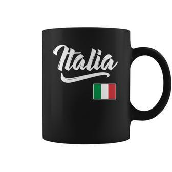 Italia Italian Flag Italy Italiano Heritage Men Women Kids Coffee Mug - Thegiftio UK