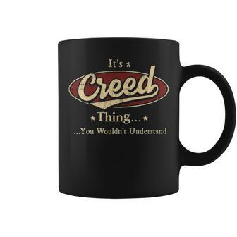Its A Creed Thing You Wouldnt Understand Shirt Personalized Name Gifts T Shirt Shirts With Name Printed Creed Coffee Mug - Thegiftio UK