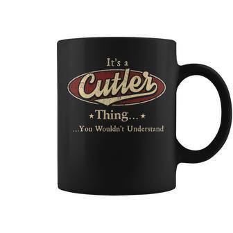 Its A Cutler Thing You Wouldnt Understand Shirt Personalized Name Gifts T Shirt Shirts With Name Printed Cutler Coffee Mug - Thegiftio UK