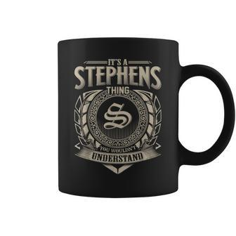 Its A Stephens Thing You Wouldnt Understand Name Vintage Coffee Mug - Seseable
