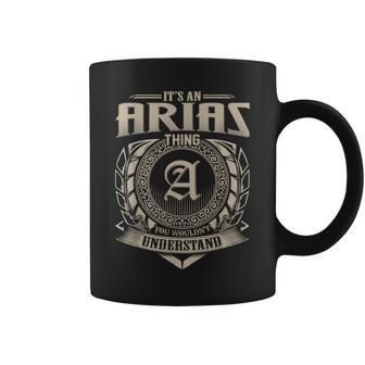 Its An Arias Thing You Wouldnt Understand Name Vintage Coffee Mug - Seseable