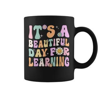 Its Beautiful Day For Learning Retro Teacher Students Women Coffee Mug | Mazezy
