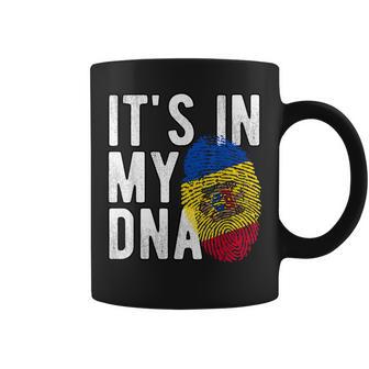 Its In My Dna Moldawien Flagge Fingerabdruck Tassen - Seseable