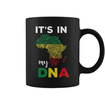 Its In My Dna Black History Month African Roots Gift Coffee Mug - Seseable