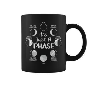 Its Just A Phase Moon Cycle Phases Of The Moon Astronomy Coffee Mug | Mazezy DE