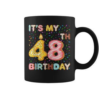 Its My 48Th Birthday Donut 48 Years Old Birthday Gift Ideas Coffee Mug - Thegiftio UK