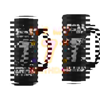 Its My 7Th Birthday Sweet Donuts Girls Funny 7 Year Old Coffee Mug | Mazezy