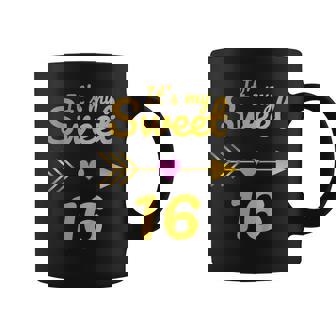 Its My Sweet 16 Birthday Shirt 16Th Birthday Party T Shirt Coffee Mug | Mazezy