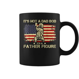 Its Not A Dad Bod Its A Father Figure Bear Usa Flag Coffee Mug - Seseable