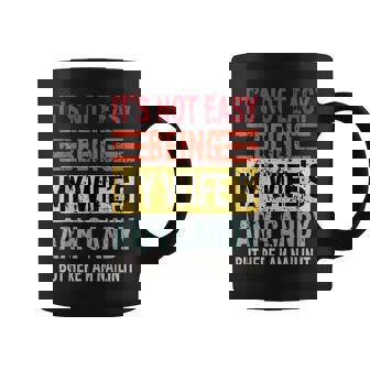 Its Not Easy Being My Wifes Arm Candy Funny Fathers Day Dad Coffee Mug - Thegiftio UK