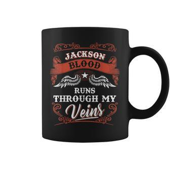 Jackson Blood Runs Through My Veins 1K2d Coffee Mug - Seseable