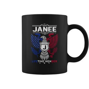 Janee Name - Janee Eagle Lifetime Member G Coffee Mug - Seseable