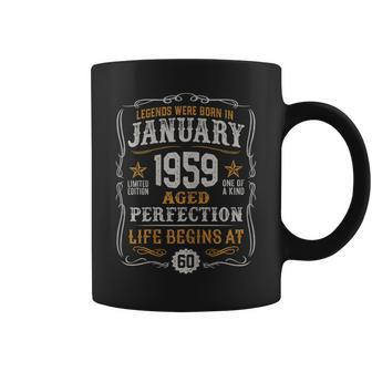 January 1959 Vintage 60 Birthday 60 Years Old Gift Coffee Mug | Mazezy