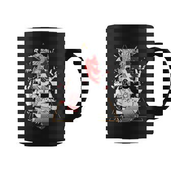 Japanese Demon Culture Samurai Geisha Girl Hannya Gift Coffee Mug - Seseable