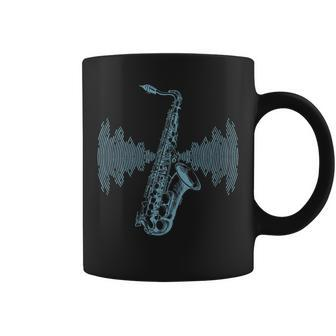 Jazz Music Saxophone Player Fun Saxophone Musical Instrument Coffee Mug - Seseable
