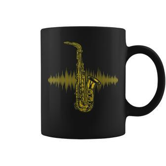 Jazz Music Saxophone Player Funny Saxophone Marching Band Coffee Mug - Seseable