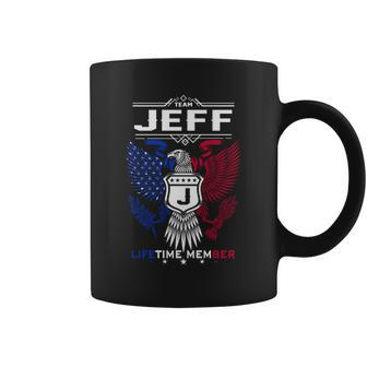 Jeff Name - Jeff Eagle Lifetime Member Gif Coffee Mug - Seseable