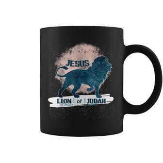 Jesus Lion Of Judah Christian Graphic -Positive Vibe Now Coffee Mug - Seseable