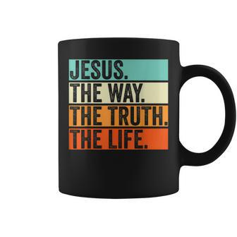 Jesus The Way Truth Life Bible Verse Christian Worship Coffee Mug | Mazezy DE