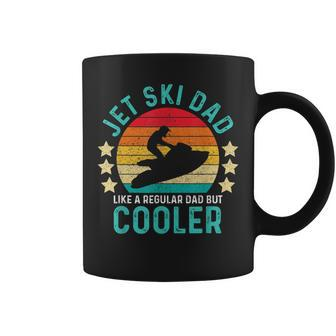 Jet Ski Dad Like A Regular Dad But Cooler Vintage Coffee Mug - Seseable