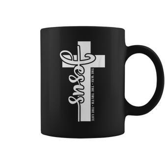 John 316 Christian Cross Bible Quote Coffee Mug | Mazezy