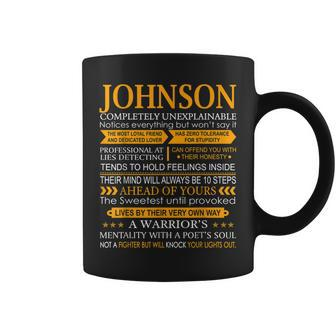 Johnson Name Gift Funny Johnson Coffee Mug | Mazezy
