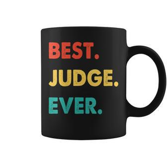 Judge Profession Retro Best Judge Ever Coffee Mug - Seseable