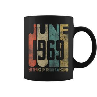 June 1969 50 Years Old 50Th Birthday Gift Men Women Coffee Mug | Mazezy
