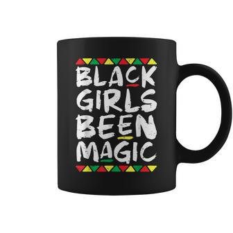 Junenth Black Girls Been Magic Melanin Afro Queen Pride Coffee Mug - Thegiftio UK
