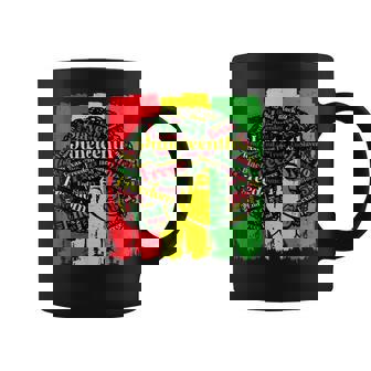 Junenth Black Queen Girl Magic Melanin Girl Power Women Coffee Mug | Mazezy